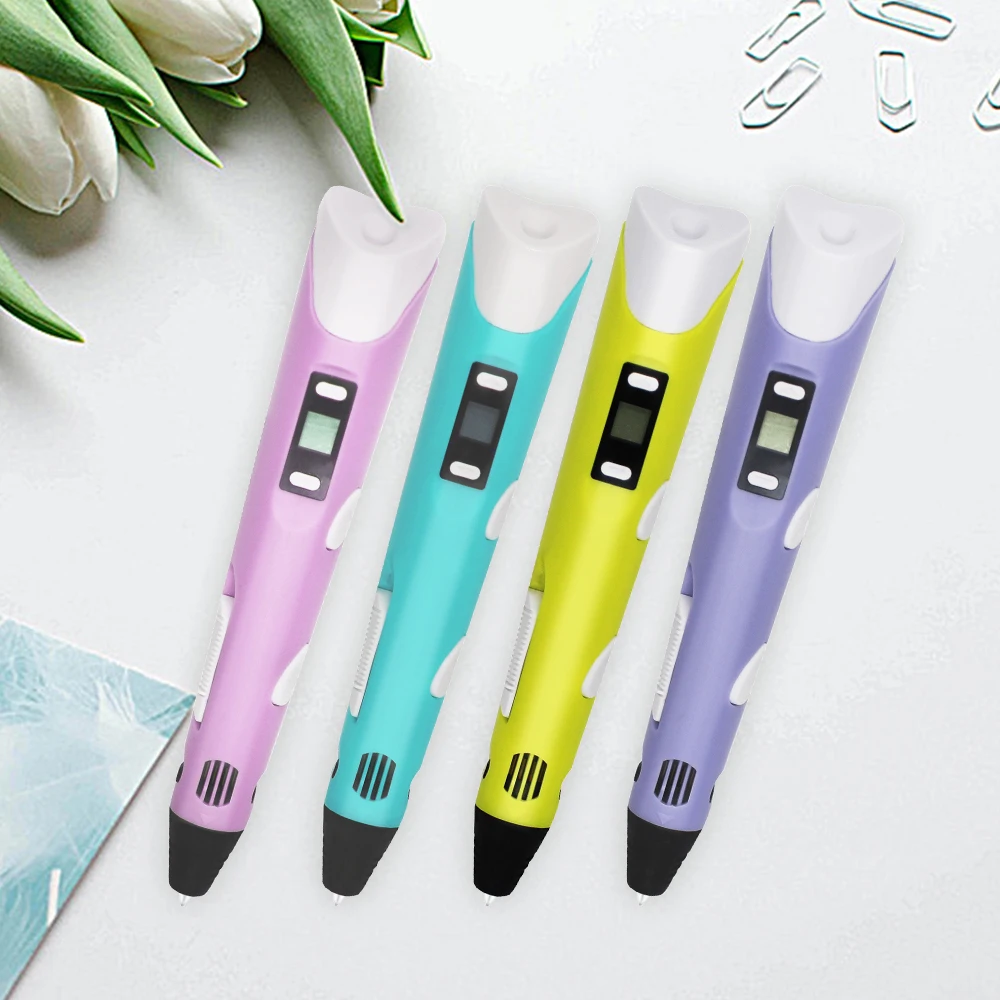 Быстрая working 3D ручка с 20 видов цветов нити PLA 1.75mm подарок Картина 3d принтер Рисунок