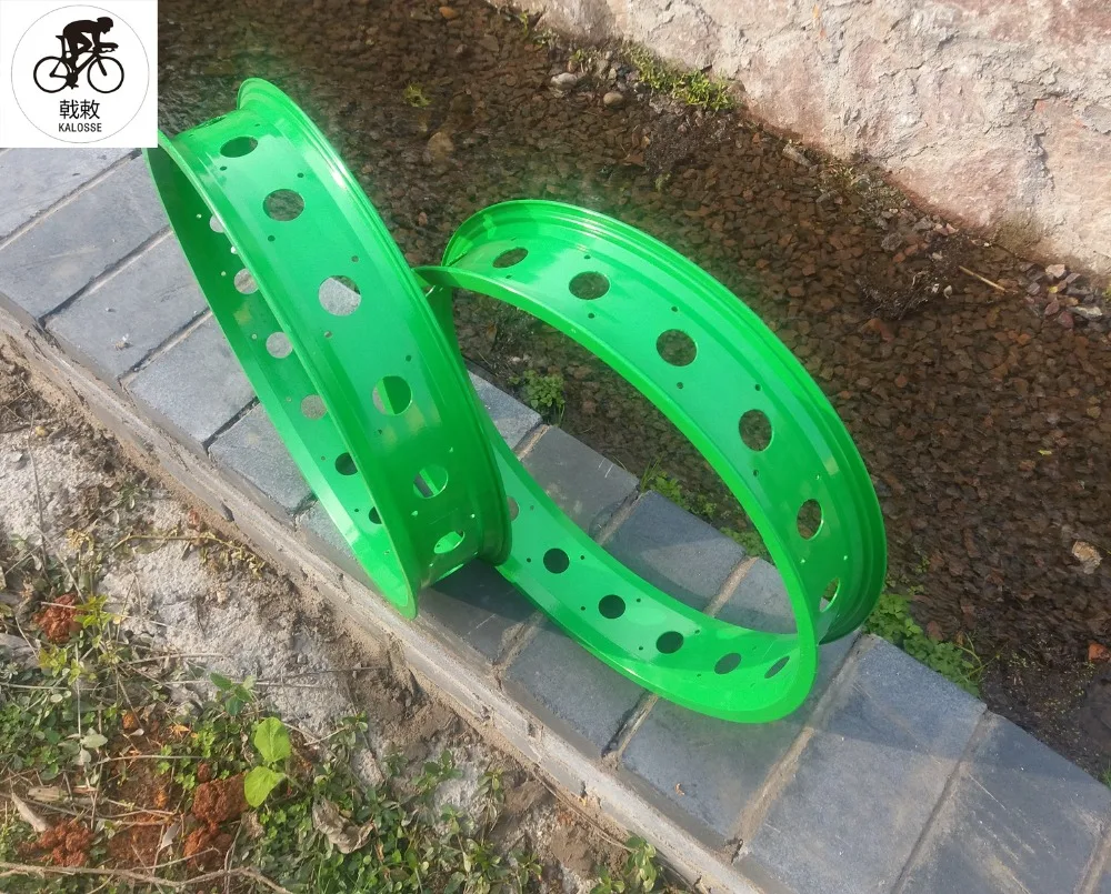 Колесные диски Kalosse 36H для горного велосипеда самодельные цвета ширина 80 мм