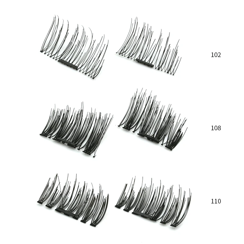 Новое поступление норковые ресницы 3d из шерсти норки 4 шт. Магнитная ресница