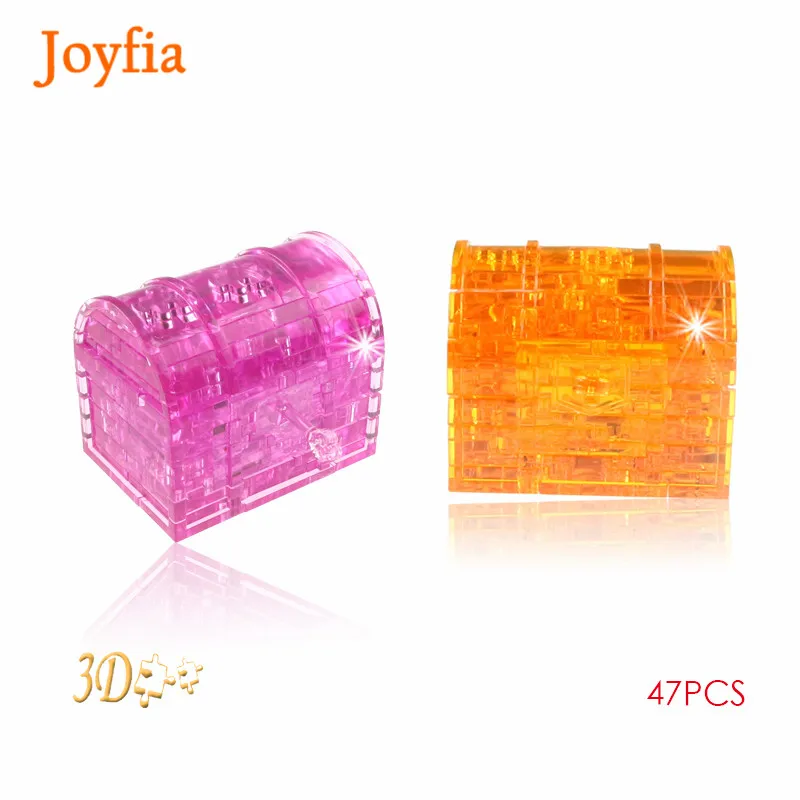Joyfia забавная головоломка с сокровищами сделай сам 3D пазл кристаллами