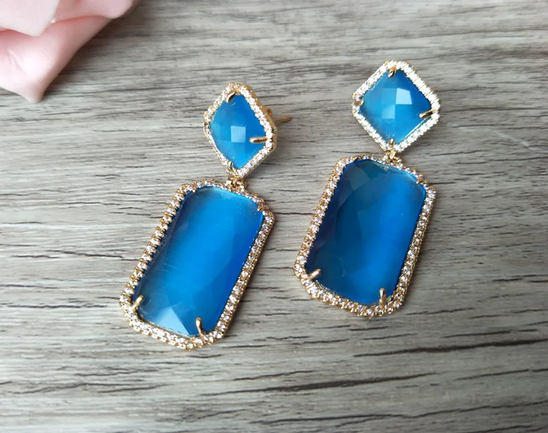 5 пар серьги подвески с кристаллами|gem stone earrings|crystal earringsearings with crystal |