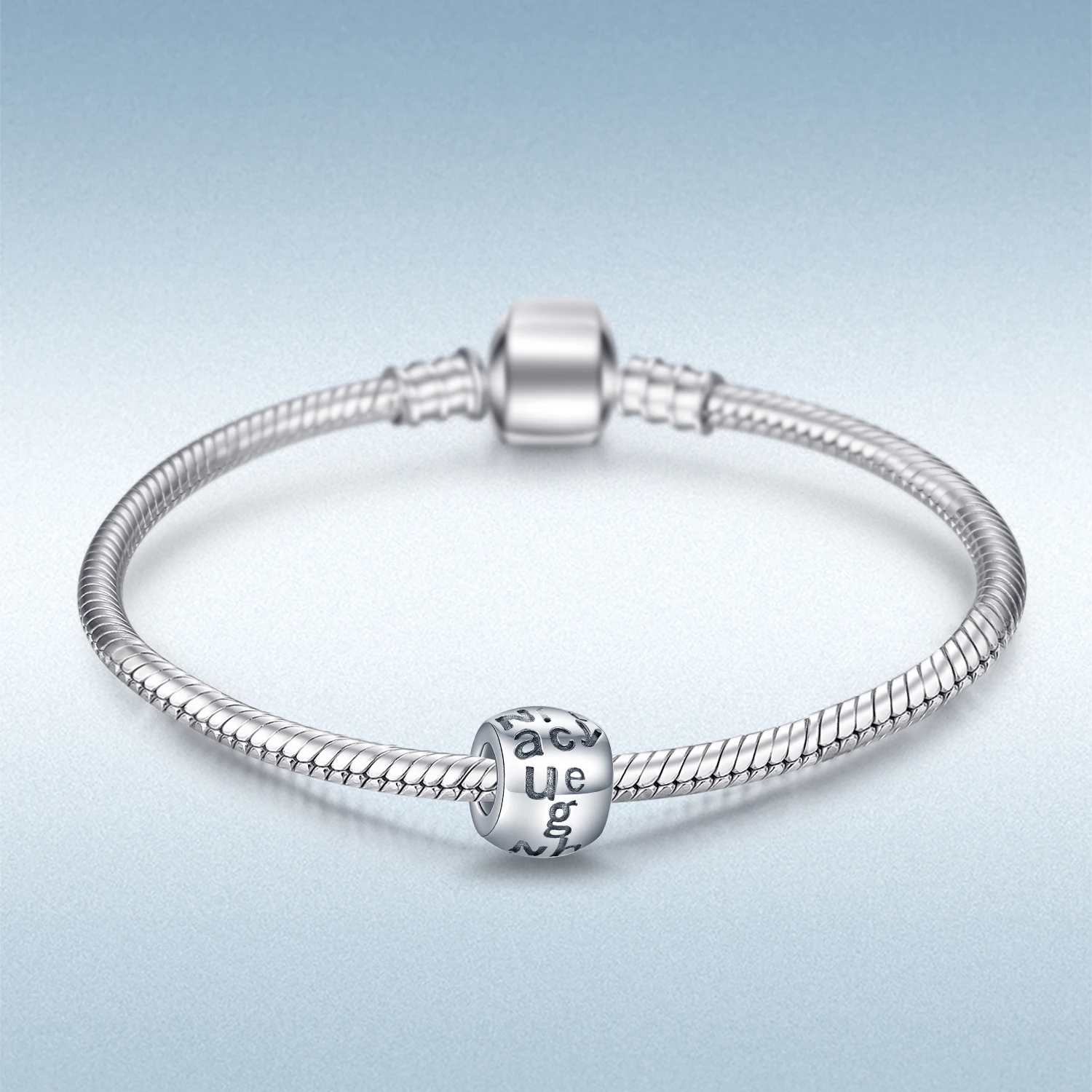 JewelryPalace Christmas Celebration 925 Sterling Silver Engraved Naughty And Nice Bead Charm Fit Bracelets Fashion DIY | Украшения и