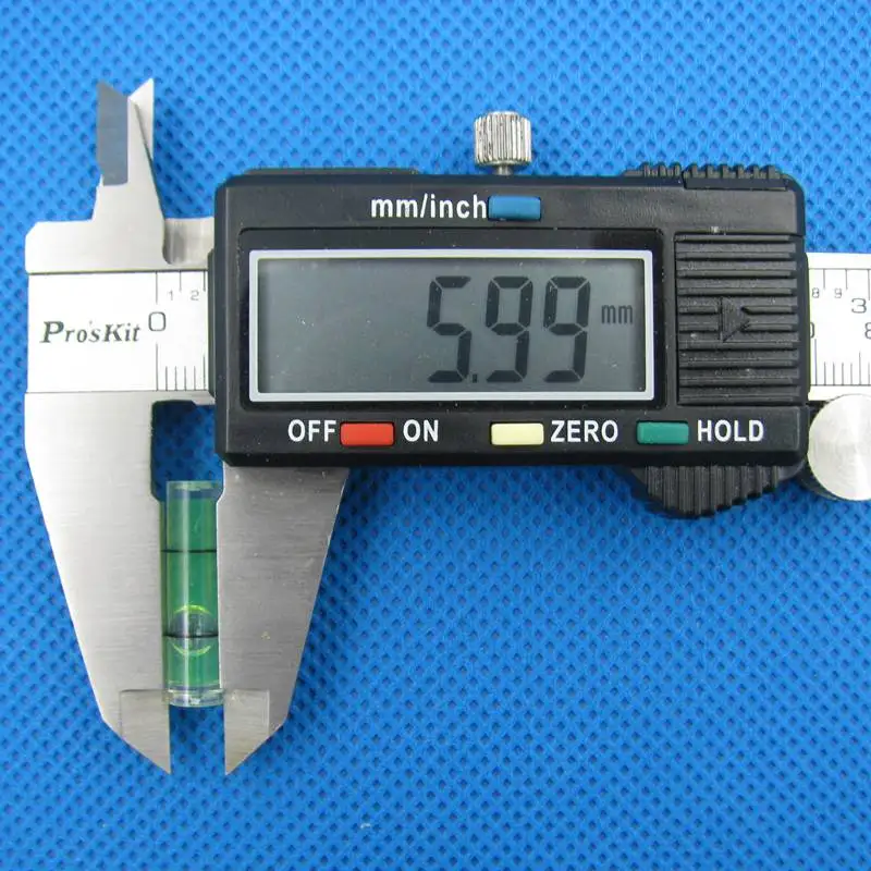 (20 шт./лот) 6*24 мм акриловый измеритель уровня воды мини спиртовой измерительный