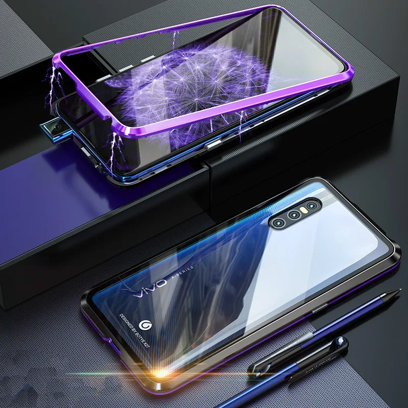 Для Samsung A30 50 60 70 80 двусторонняя магнитная металлическая граница King A7 2018 все