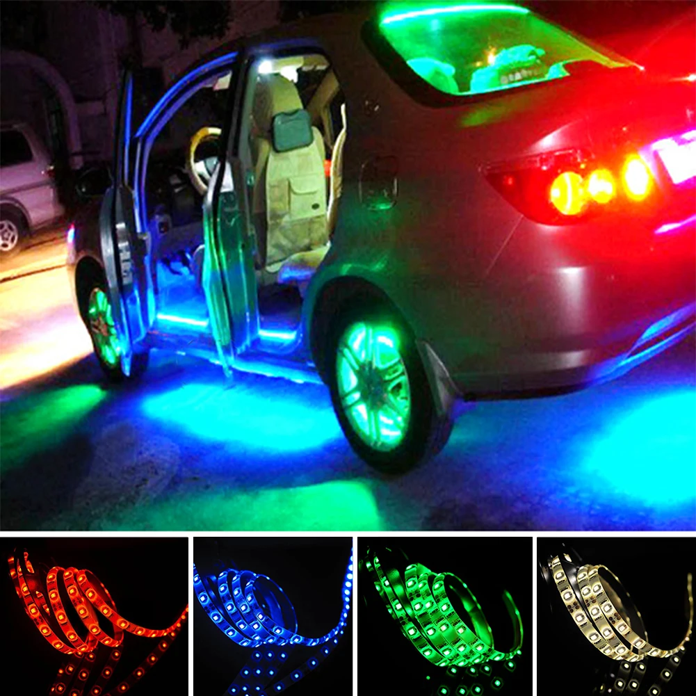 TSLEEN DC12V Светодиодная лента 5 метров гибкий светильник RGB цвет 5050 24/44Key контроллер +