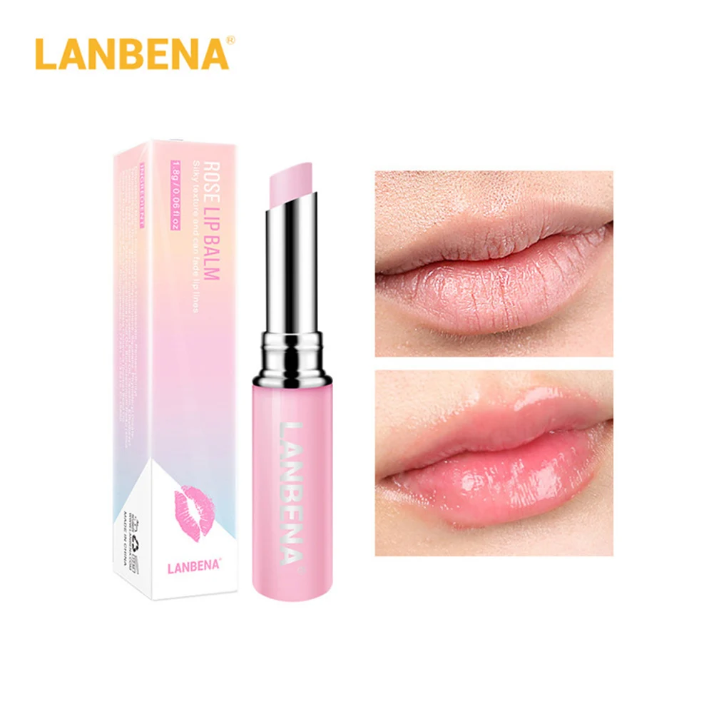 Бальзам для губ LANBENA алуроновая кислота очень питательный и увлажняющий|Бальзам