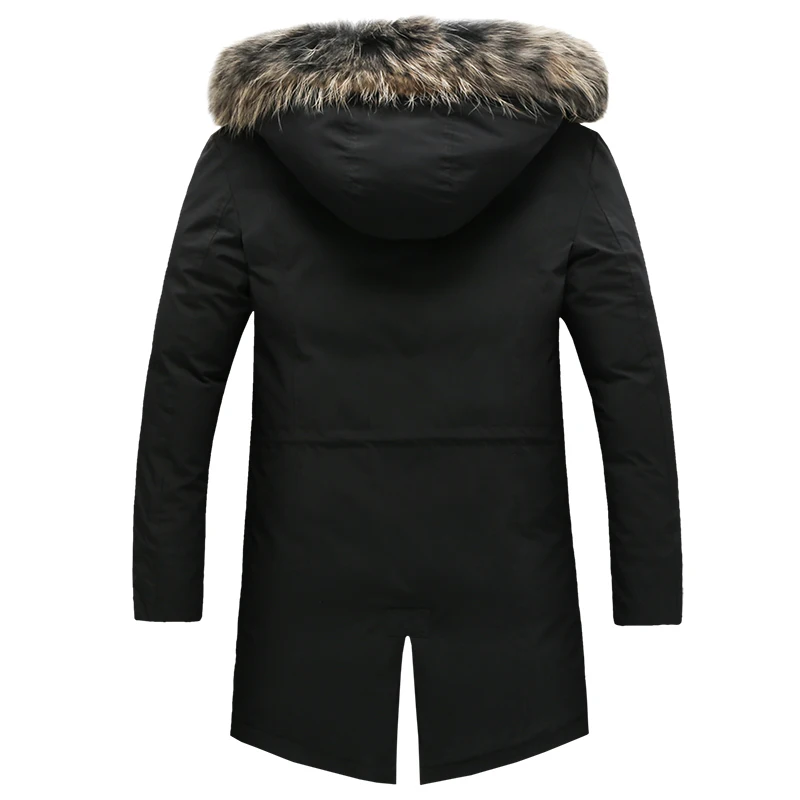 2018 зимние мужские повседневные утепленные куртки 90% белый пуховик на утином пуху