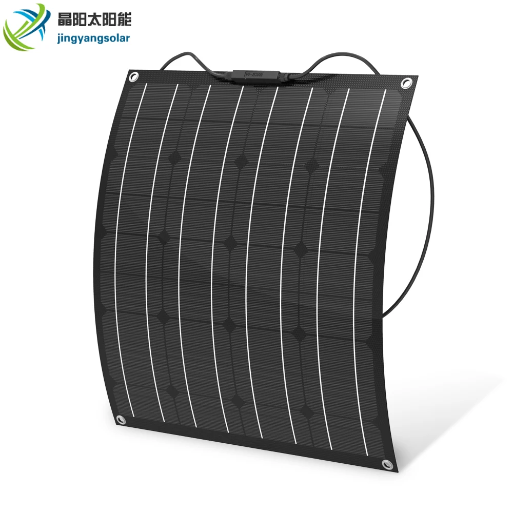 

New flexible solar panel 50w of ETFE material to charge the battery