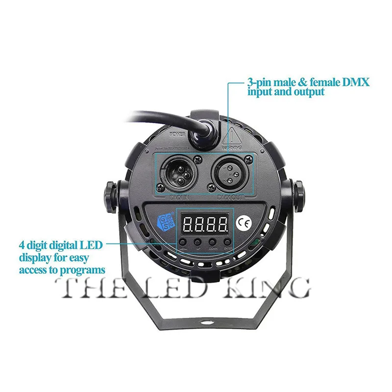 10 шт. Профессиональные светодиодные сценические огни 12 RGB PAR LED DMX сценическое