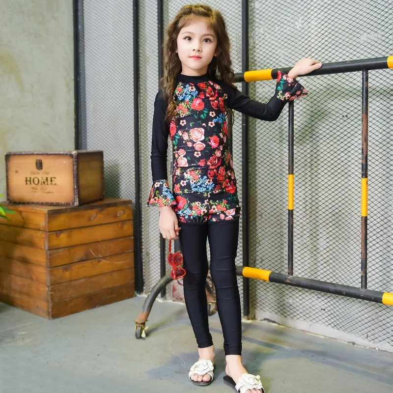 2019 г. купальники с длинным рукавом для мамы и я гидрокостюм семейные рубашки