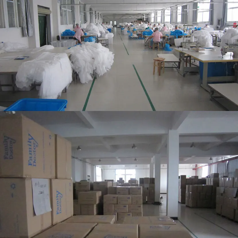 Одноразовый защитный комбинезон защитная Нетканая Пыленепроницаемая одежда для