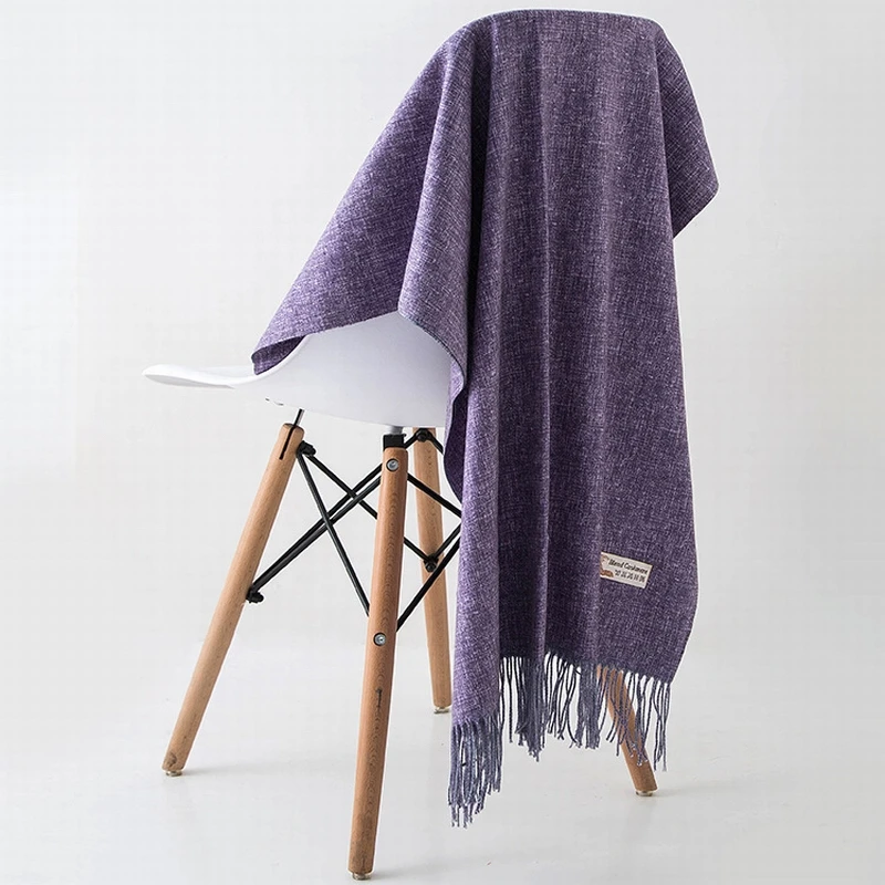 2018 женский зимний шарф для девочек длинный размер лоскутный узор шарфы и