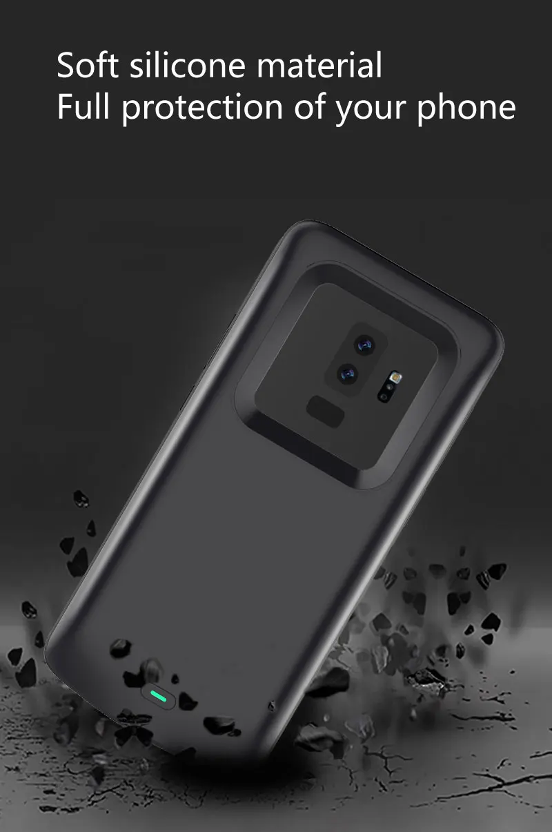 Gagaking 4700/5200 мАч Внешний аккумулятор чехол для samsung Galaxy S9/S9 Plus S8/S8 Plus ltra тонкий резервный банк питания зарядное устройство крышка