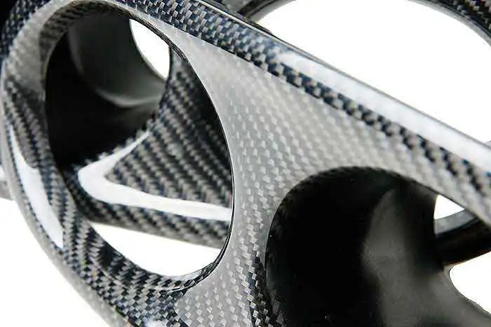 3K настоящее углеродное волокно Противотуманные фары Воздуховод 1 пара для BMW E46 M3