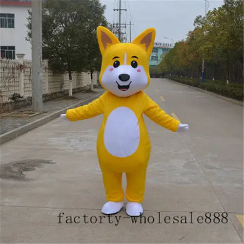 Костюм хаски собаки талисмана костюмы косплей вечеринка платье наряды одежда