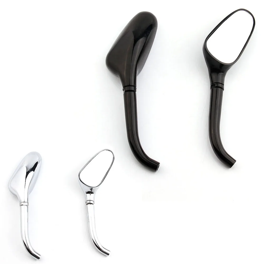 Пара универсальных овальных боковых зеркал заднего вида для мотоциклов 10 мм