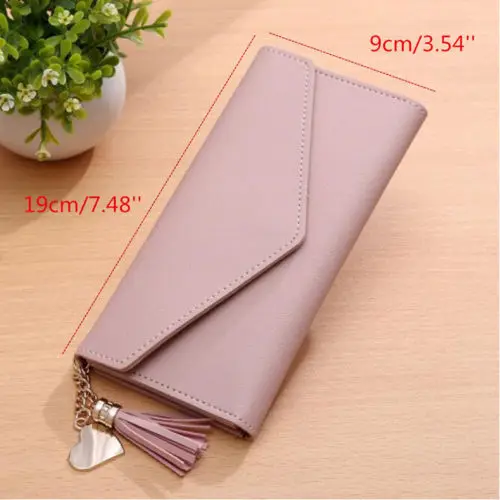 Модный женский кожаный клатч кошелек сумка длинный держатель для карт в сеточку