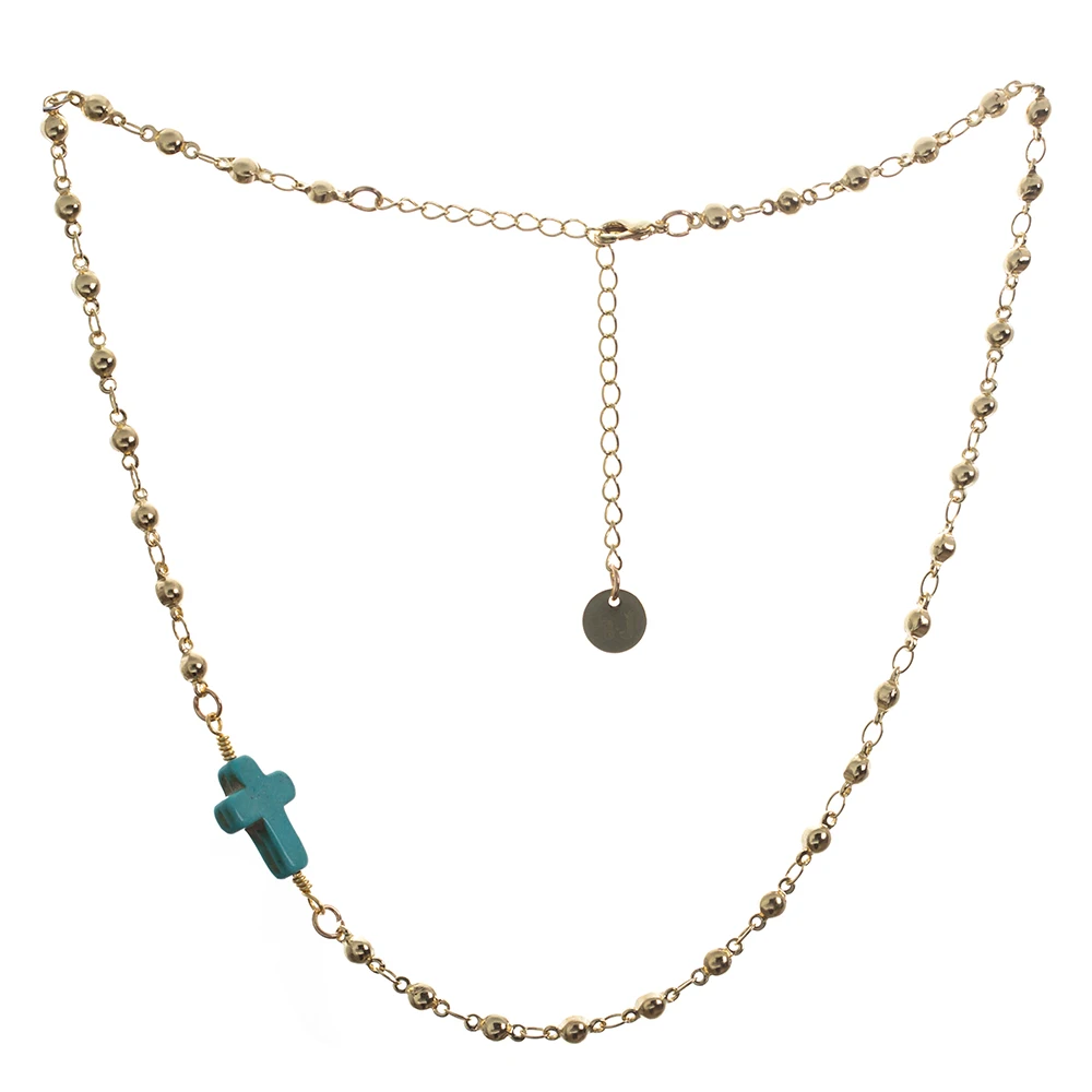 Женские трендовые ожерелья Чокеры BOJIU 8 цветов регулируемые с бусинами эффектные