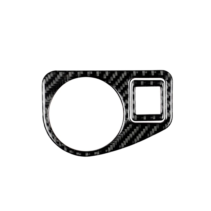 Наклейка на панель переключателя автомобильной фары из углеродного волокна для