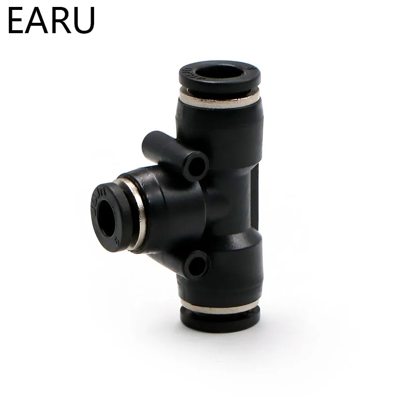 Каждый пневматический Тройник 3 способа соединитель для шланга PEG Push In Air Gas