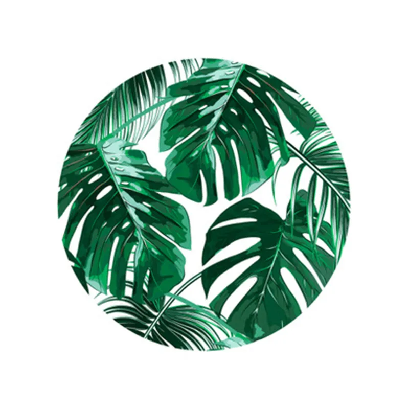 Скандинавский стиль тропические Пальмовые Листья наклейки на стену Декор плитка