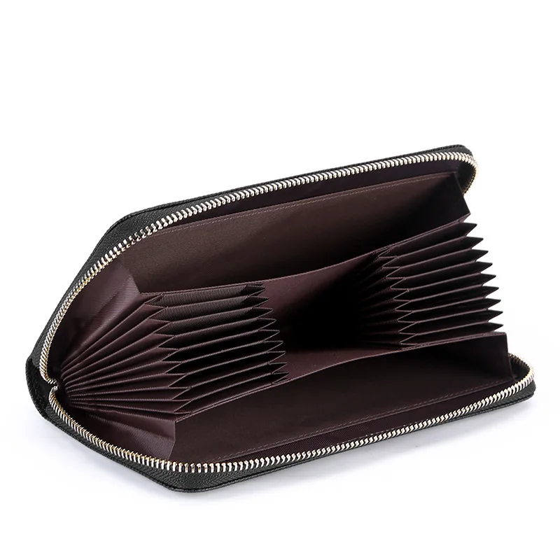 Бренд SOUTH GOOSE искусственная кожа RFID мужские длинные кошельки повседневные