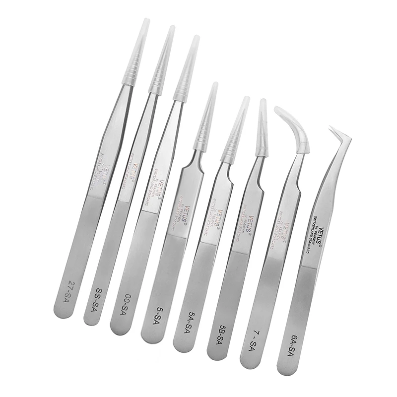 1 шт. антимагнитный Пинцет для наращивания ресниц из нержавеющей стали |