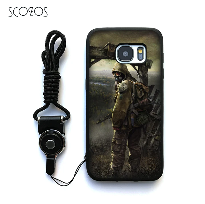 Scozos s.t.a.l.k.e.r Сталкер мягкий чехол для Samsung Galaxy S6 S7 Edge S8 плюс J3 J5 J7 A3 A5 A7 2016 Примечание