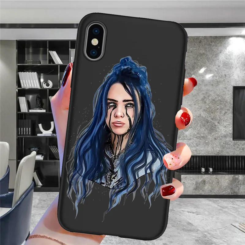 Billie eilish для iPhone X XR XS Max 5 5S SE 6 6S 7 8 Plus Oneplus 5T Pro 6T чехол для телефона Funda Coque Etui funda capinha