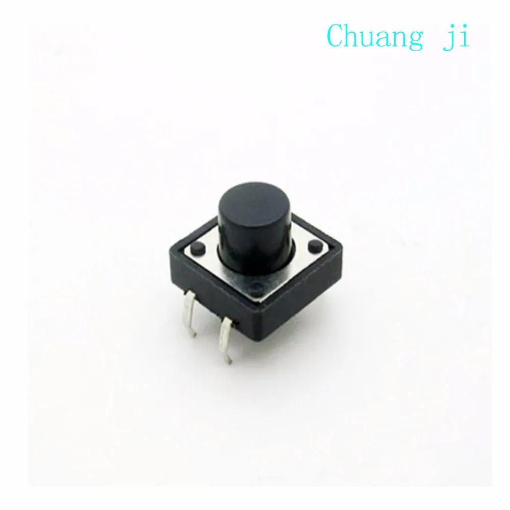 30 шт./лот 12x12x8 мм 4PIN G85 Тактильные Такт кнопочный микро переключатель самосброс