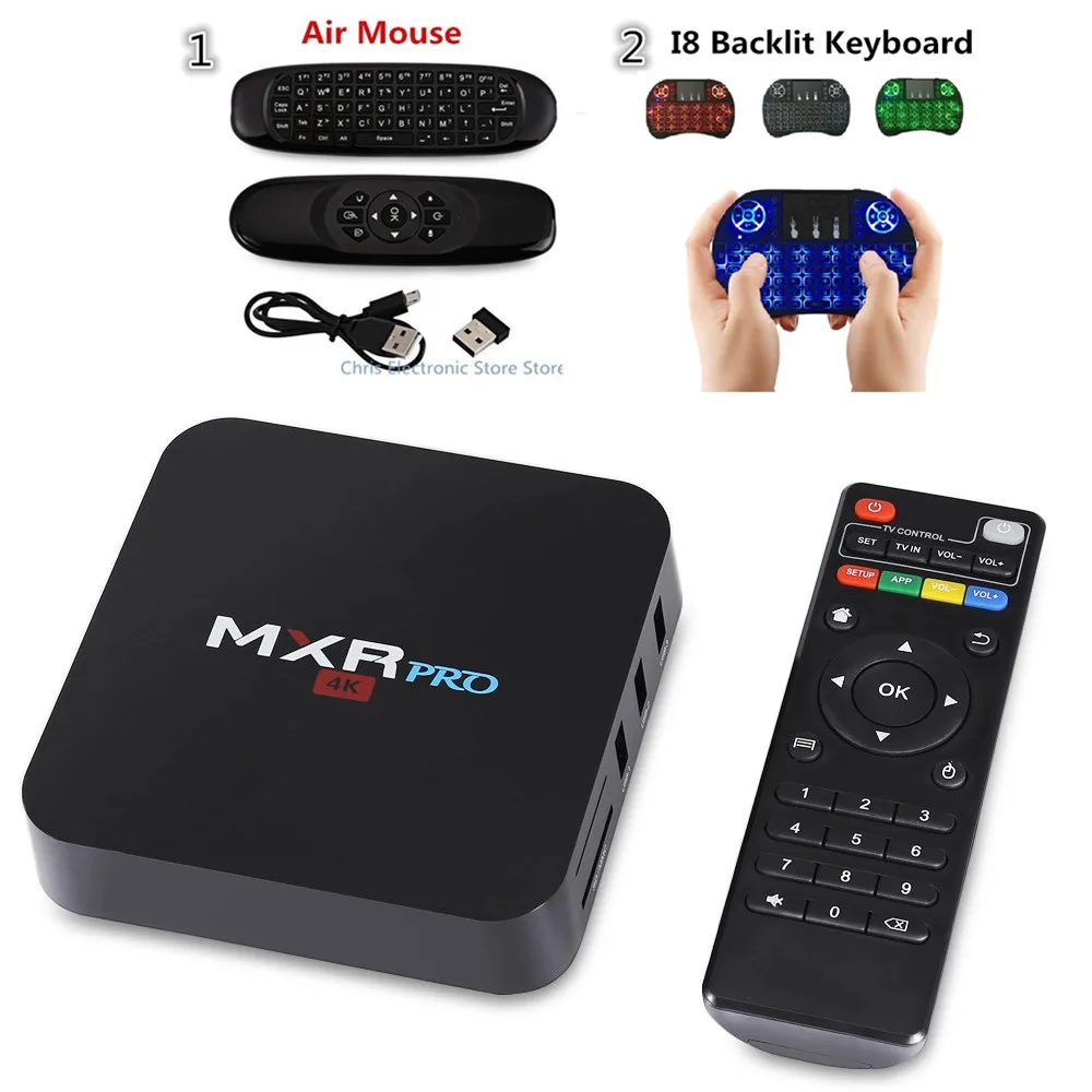 Mesuvida MXR Pro Умные телевизоры коробка RK3328 Quad Core Android 7.1 Bluetooth 4 К HD ГБ 32 Wi Fi Декодер