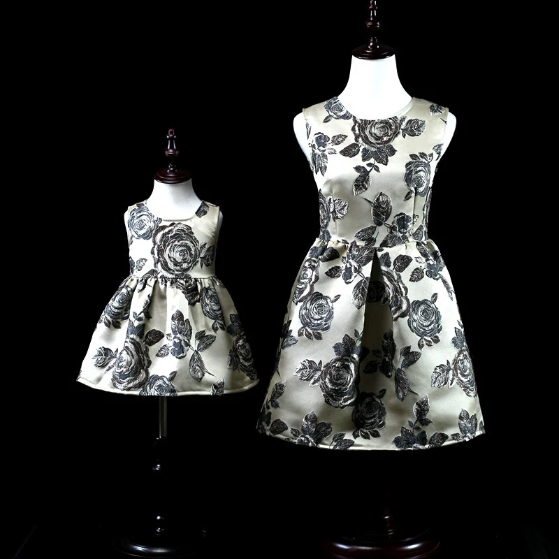 Одежда для всей семьи детское летнее платье маленьких девочек 12 мес. 16 лет юбка