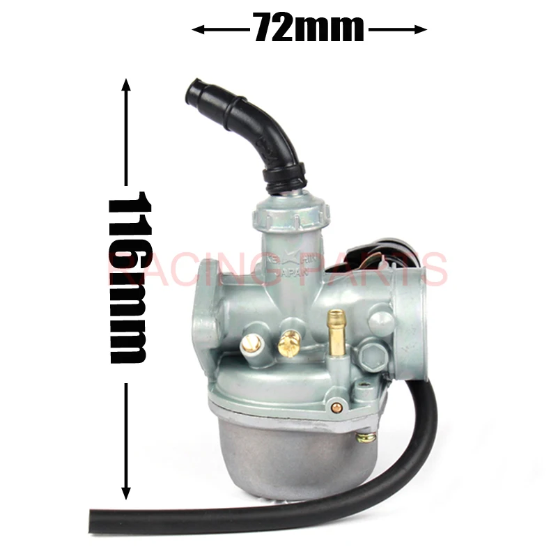 Мотоцикл PZ19 19 мм карбюратор для 50cc 70cc 90cc 110cc Dirt Pit Bike Go Kart Carb Choke Taotao Atv Quad |