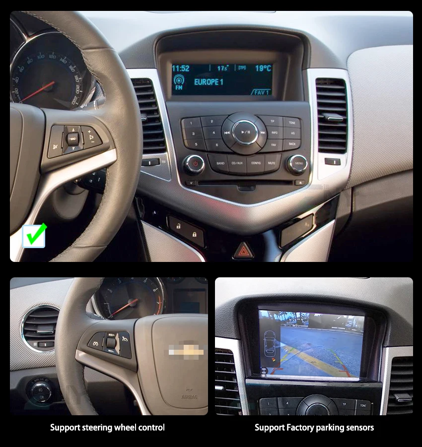 " ips Android 8,0 Стерео gps для Cruze 2008 2009 2010 2011 2012 Авто Радио RDS DVD аудио видео WiFi навигация камера заднего вида