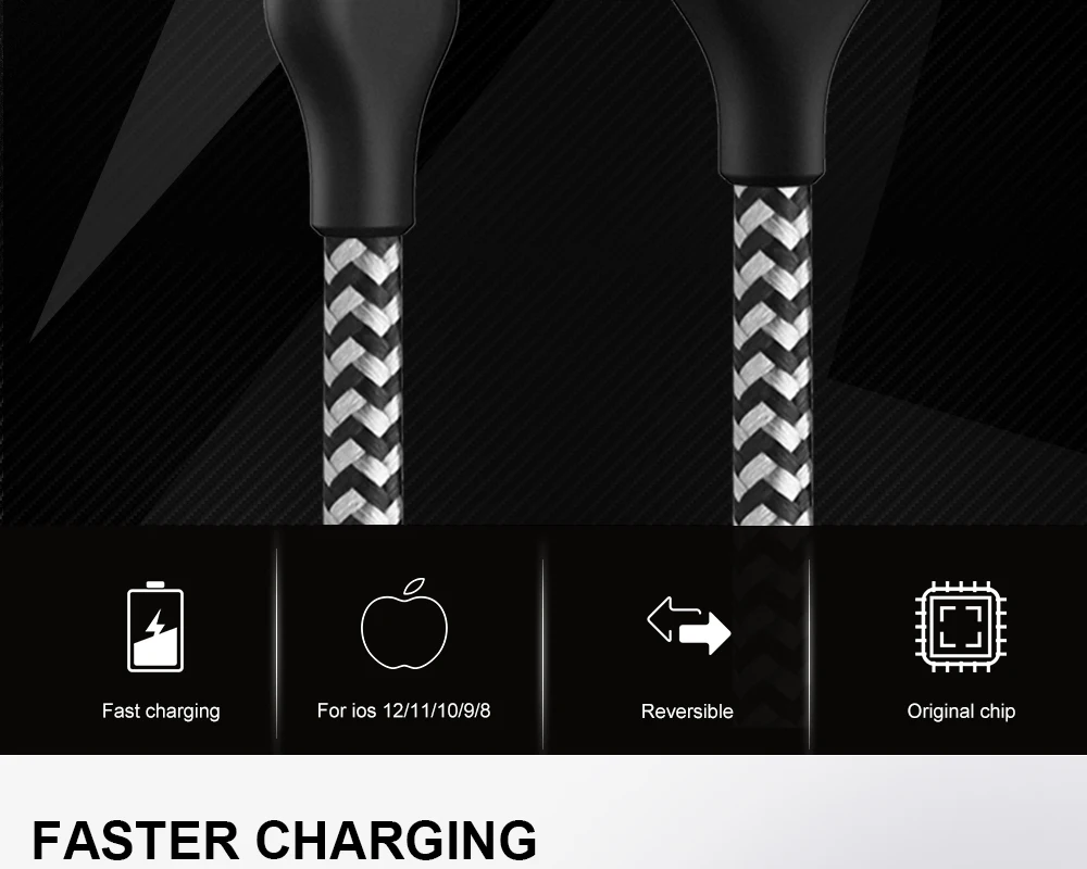 TECKNET usb кабель для iphone 8, 7, 6 plus, 6s, 5, 5S, se, X, ipad mini, кабели для быстрой зарядки, зарядное устройство для мобильного телефона, шнур, адаптер для передачи данных