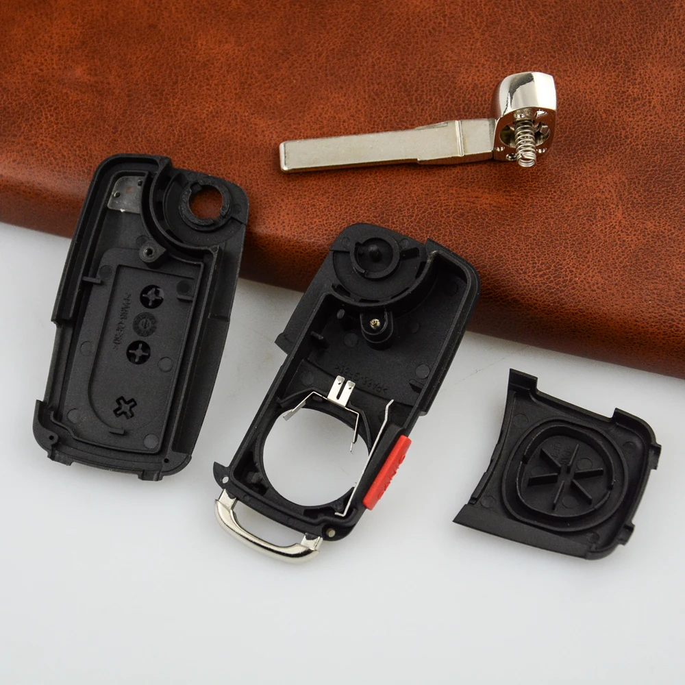 OkeyTech Флип складной пульт дистанционного ключа автомобиля чехол для AUDI A8 A8L 4