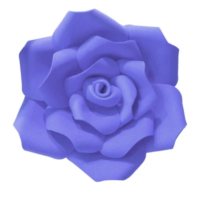 Royal blue 10 см, 20 см, 30 см набор 3 шт гигантский цветок пены для свадьбы большой для мероприятий, вечеринок, свадьбы фон цветочное украшение для стены - Цвет: Royal blue