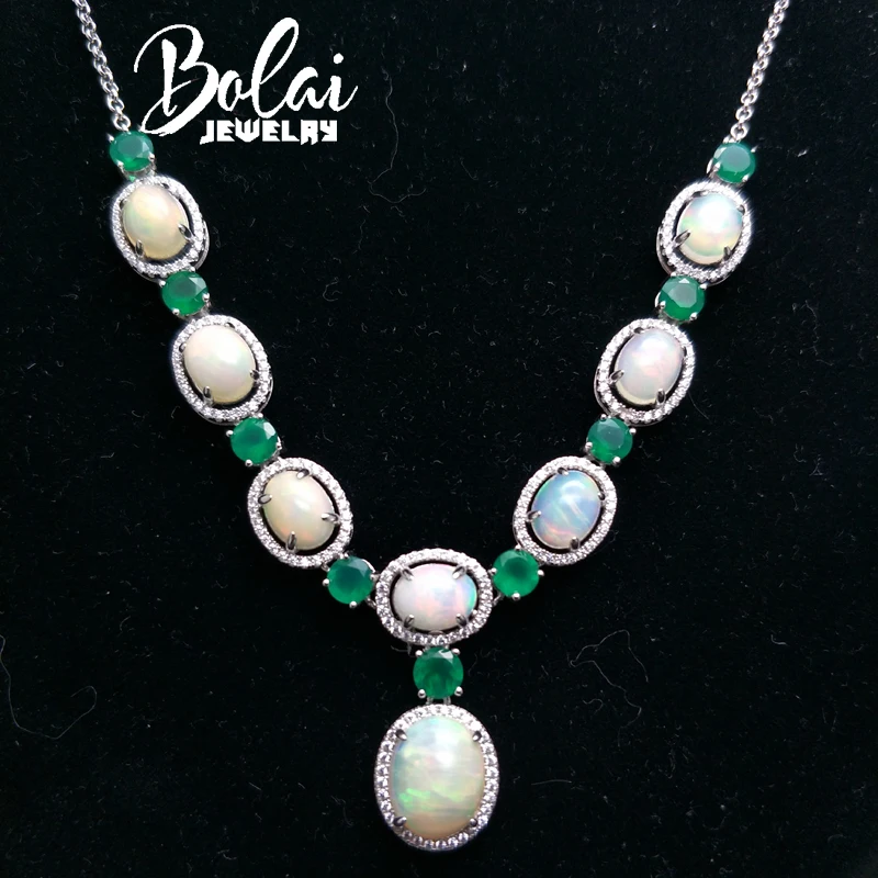 Bolaijewelry роскошное элегантное праздничное ожерелье из натурального фиопийского