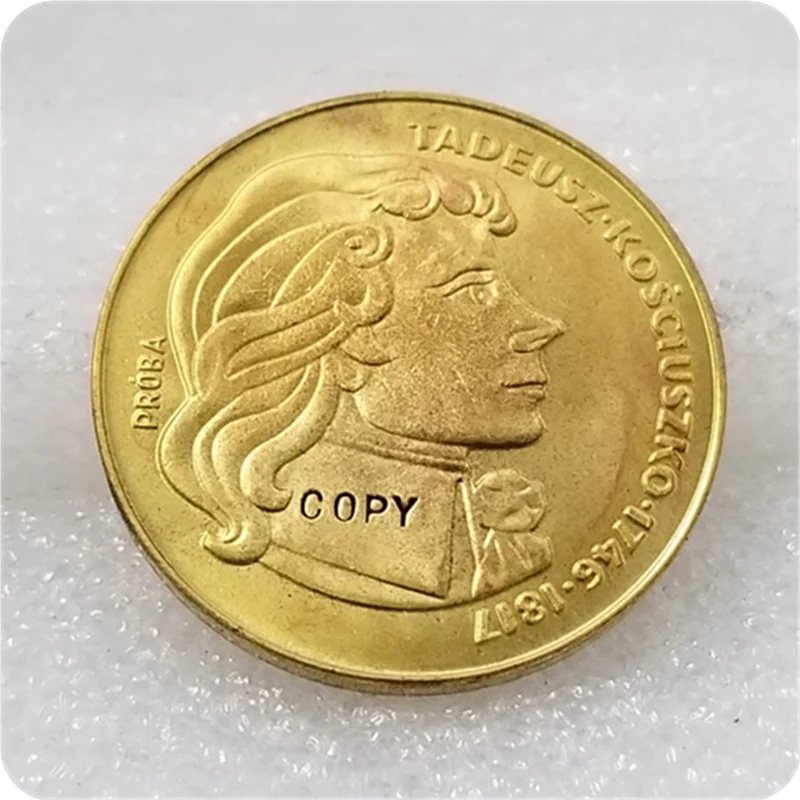1976 золото 500 зл Польша Kosciuszko копия монет|Безвалютные монеты| |