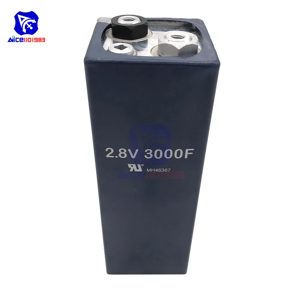 Супер конденсатор 2 8 V 3000F 161*56*56mm низкочастотный высокочастотный супер фарадный