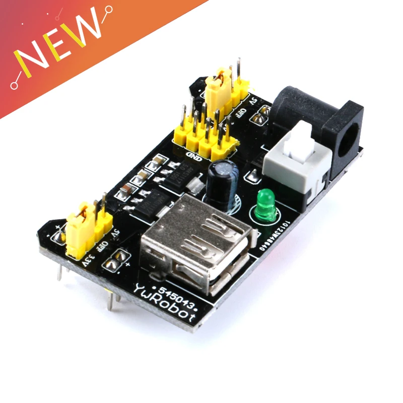 MB102 Макет Блок питания/MB102 черный макет выделенный силовой модуль 2 way 3 V 5V MB 102 Без