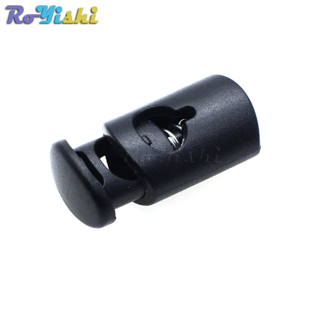 1000 шт./упак. Блокировка шнура цилиндрический цилиндр пластиковый тумблер для