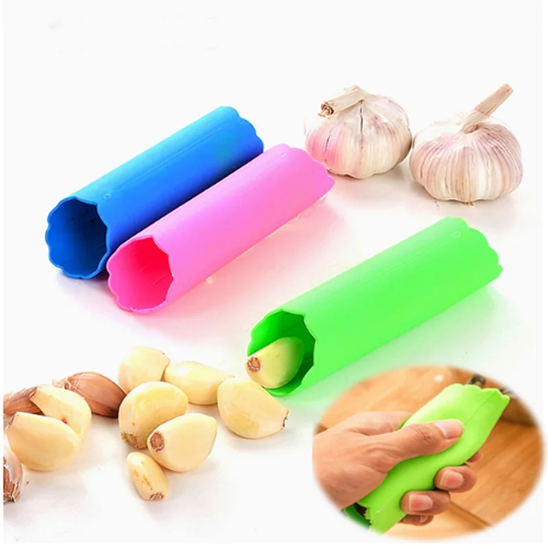 Новая креативная силиконовая Овощечистка чеснока практичная утилита кухонный