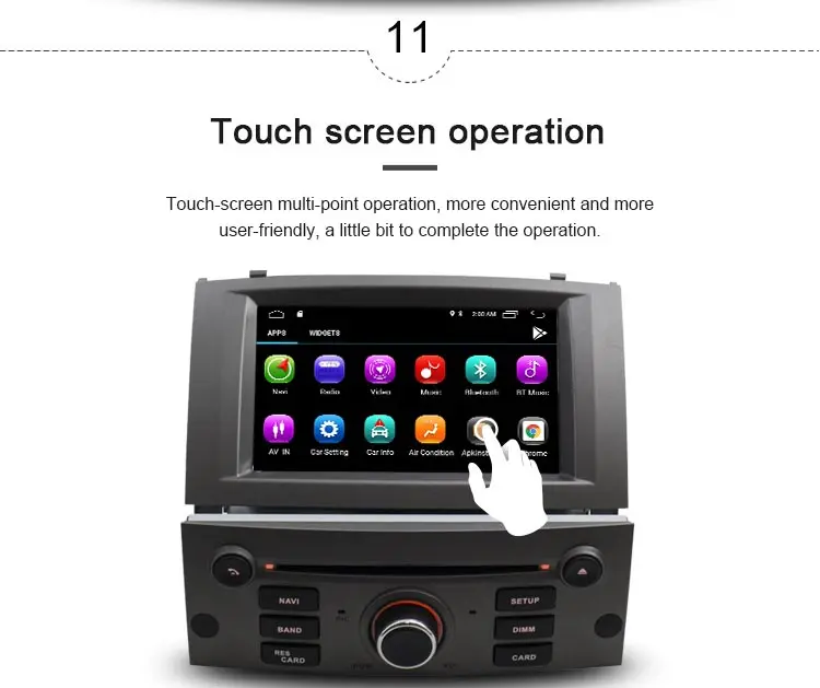JDASTON Android 10 автомобильный dvd-плеер для peugeot 407 2004-2010 gps навигация Мультимедиа стерео 1 Din автомагнитола wifi ips экран SD