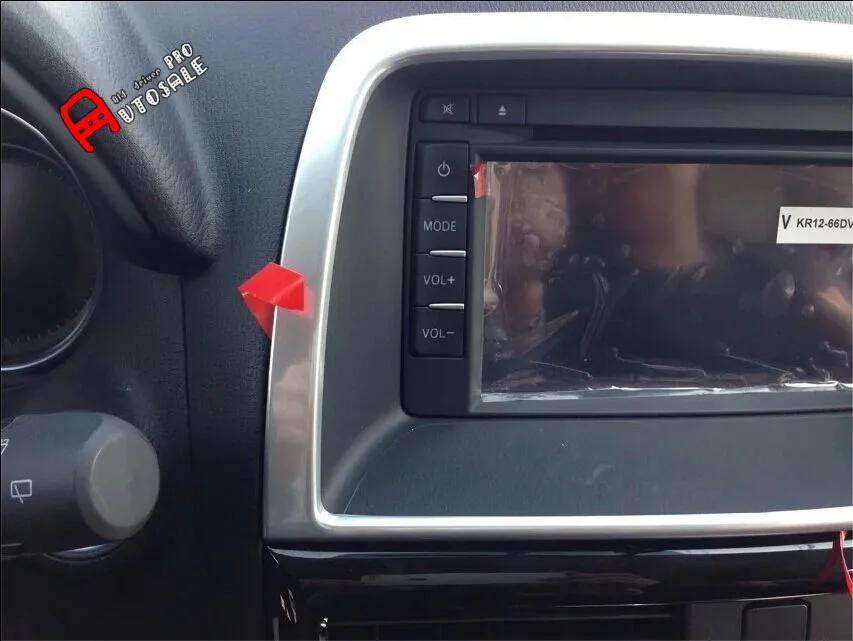 Аксессуары для интерьера центральной консоли Обложка gps навигатора Матовый Mazda CX