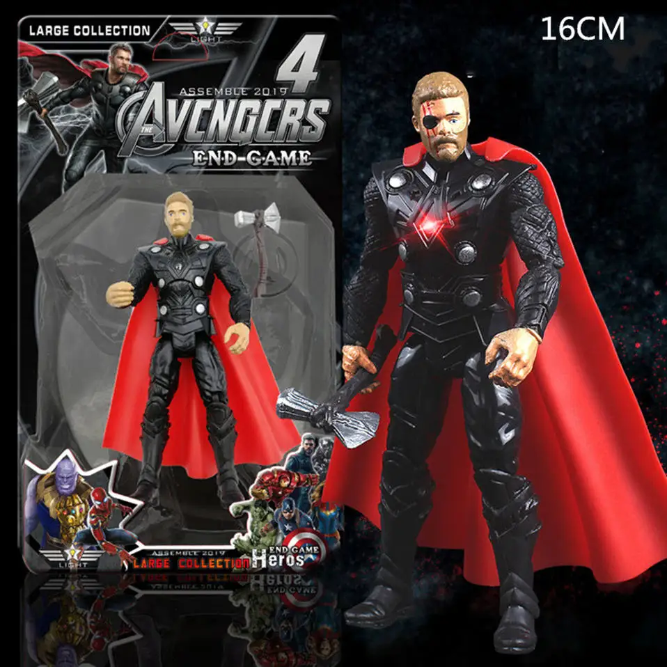 Фигурка marvel, Мстители, конечная игра, Капитан Америка/Железный человек/Человек-паук/Тор, супергерой, аниме, модель, игрушки для обновления