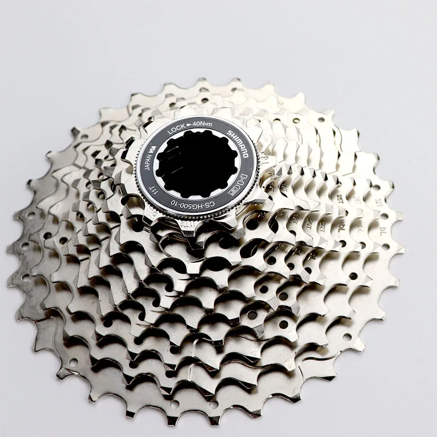 Shimano Tiagra CS-HG500 дорожный велосипед 10 скоростей кассета Звездочка надежная Кассета для 10-скоростных дорожных трансмиссии