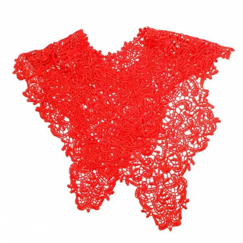 Red set FFLACELL венецианское кружево Аппликация отделка мотив вышивка DIY ремесло для шитья ткань патч, аксессуары - Цвет: Red set