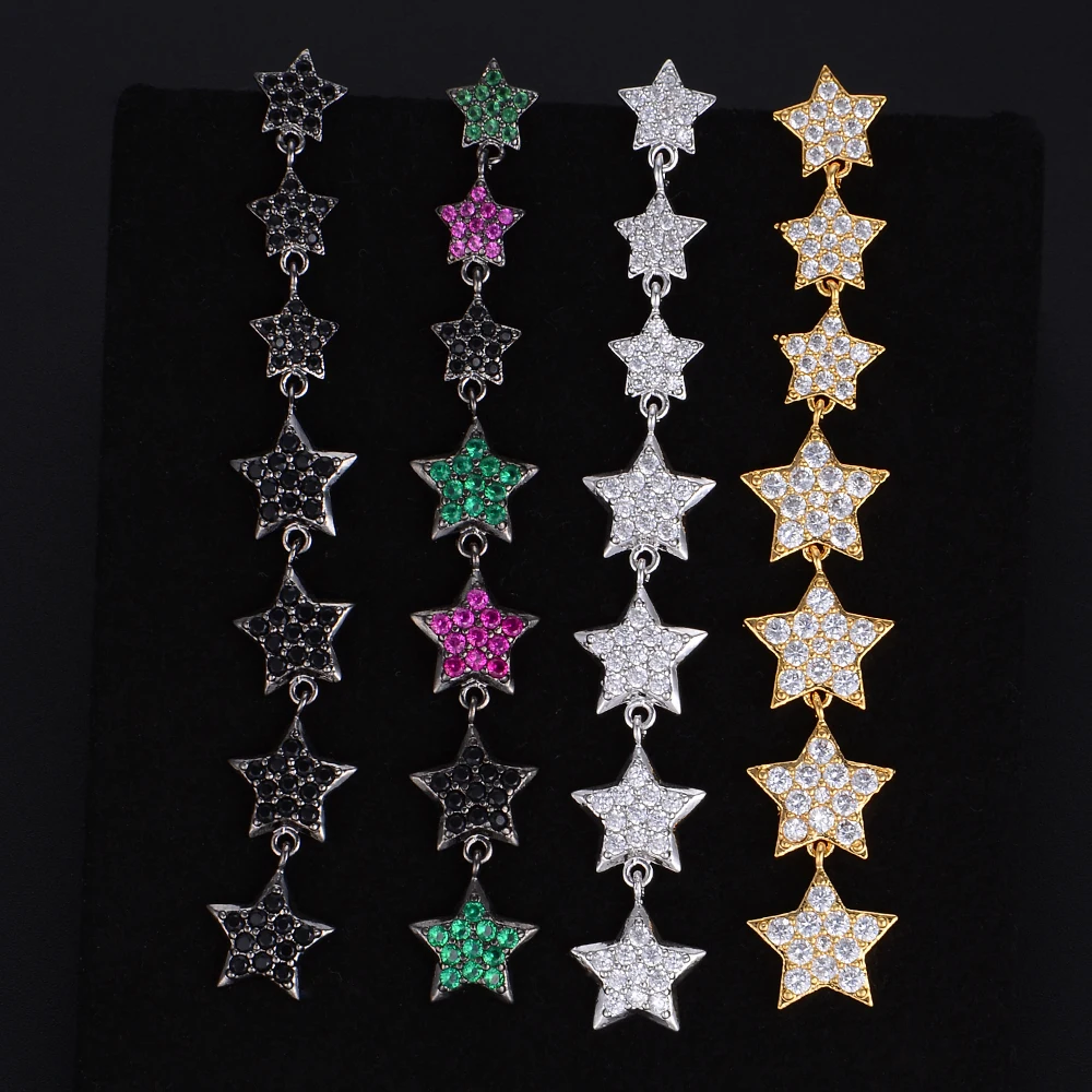 Missvikki 4 цвета новые винтажные Модные женские свадебные серьги с фианитами модные