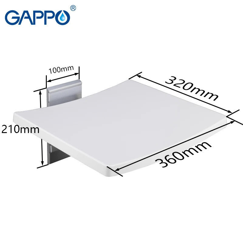 GAPPO настенные сидения для душа складные стул ванной унитаз ванной|Сиденье с